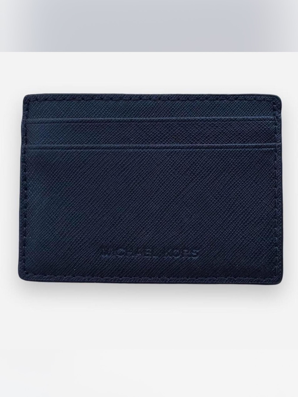 Michael Kors Card Holder Wallet Black Saffiano Leather